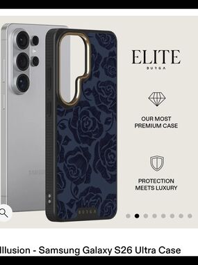 Burga-Elite Floral Illusion Case for Samsung Galaxy S26 Ultra